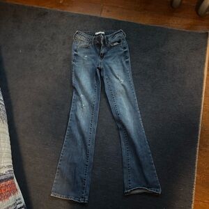 SO Women's Flare Jeans in Dark Blue